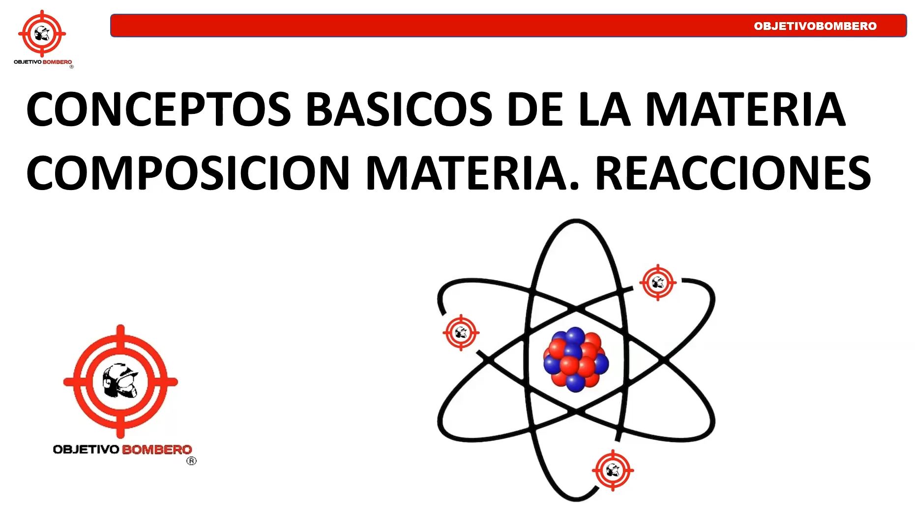 Curso Conceptos Básicos de la Materia, Reacciones