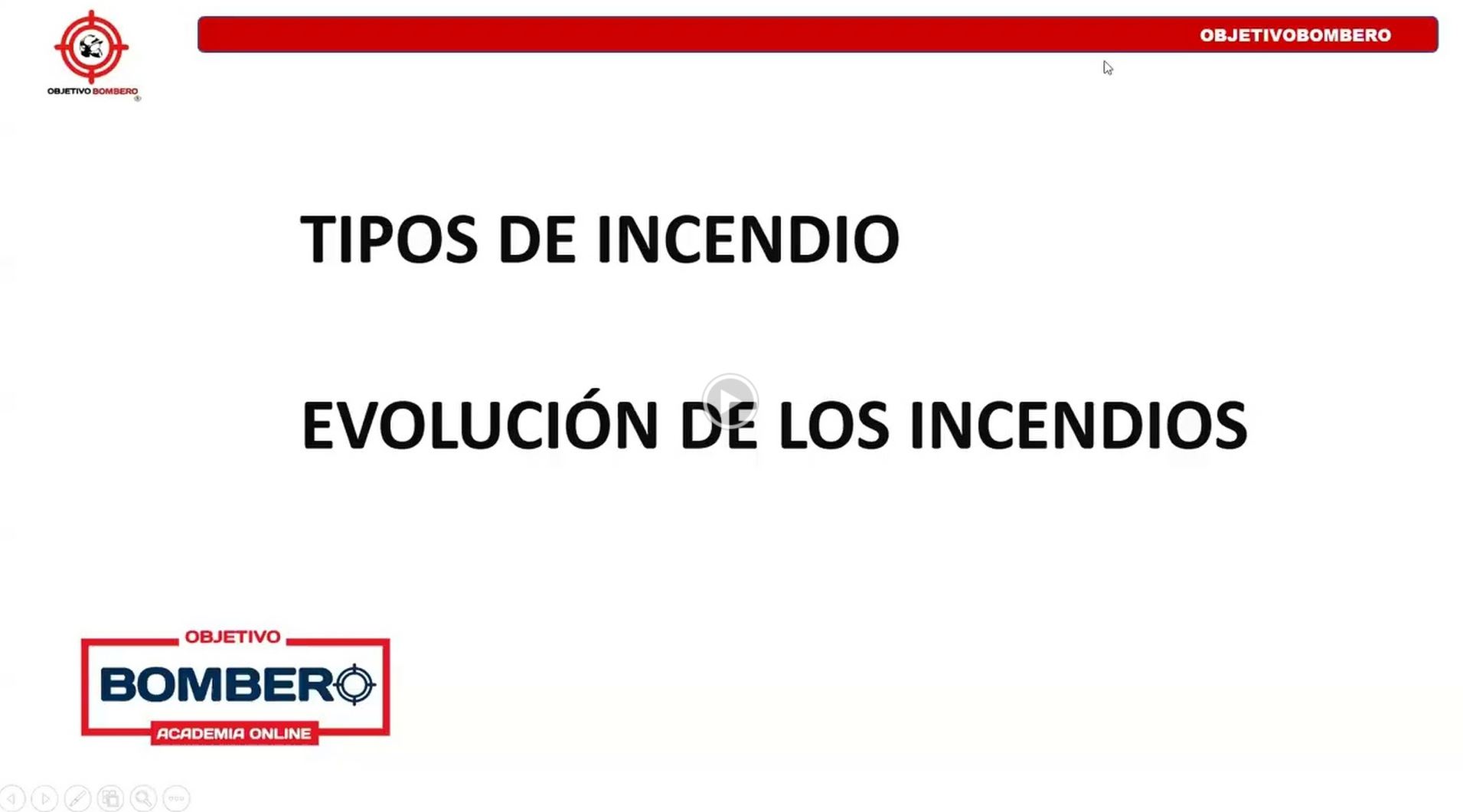 Curso Tipos de Incendios
