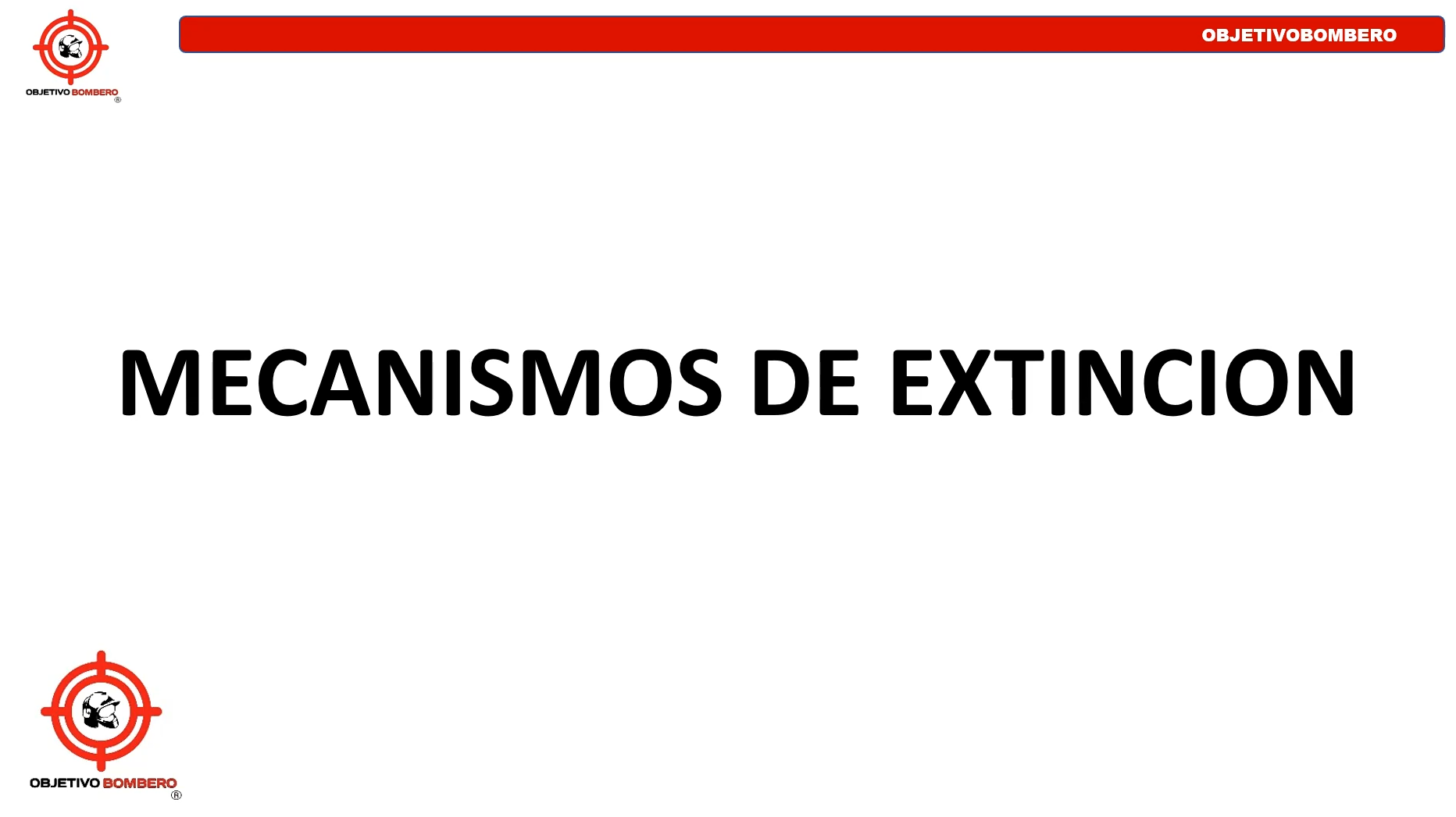 Cursos Mecanismos de Extinción