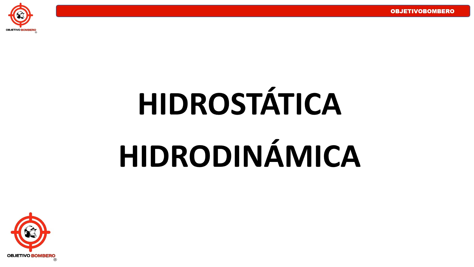 Curso Hidrostática e Hidrodinámica
