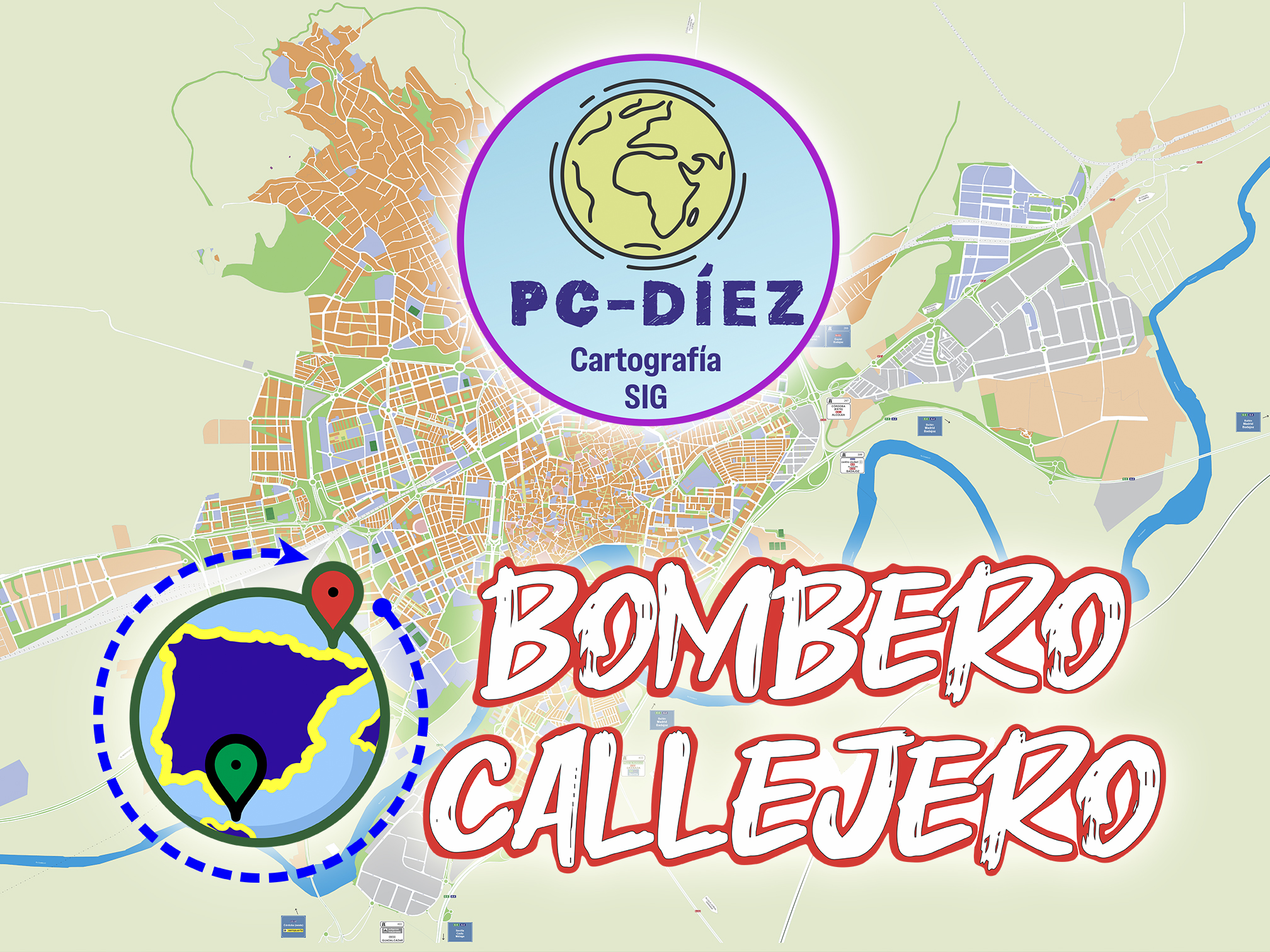 Bombero en uniforme